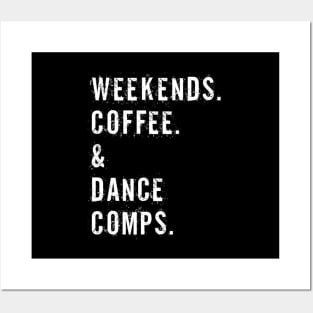 Vintage Dance Competition Coach Weekends Coffee And Dance Comps Posters and Art